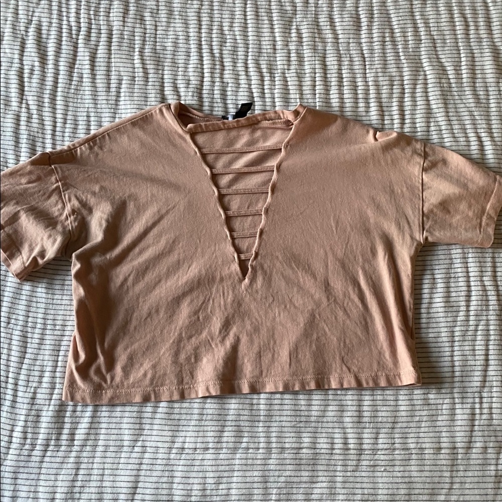 Forever 21 Low Cut Crop Top